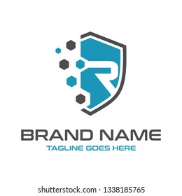 initial logo R your company