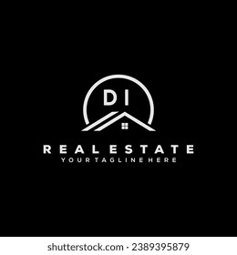 Initial Logo Real Estate Elements Stock Vector 
