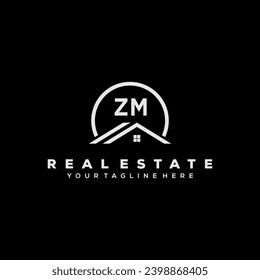 Initial Logo Real Estate Elements Stock Vector