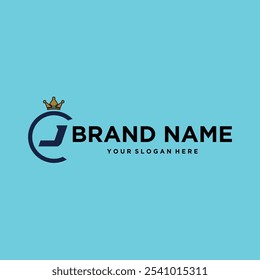 Initial logo, signs and symbol J
