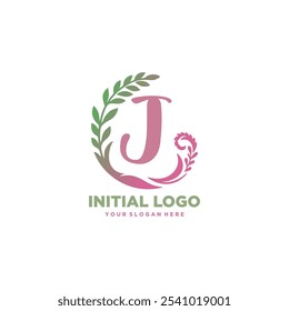 Initial logo, signs and symbol J