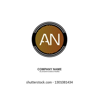 AN initial logo template vector