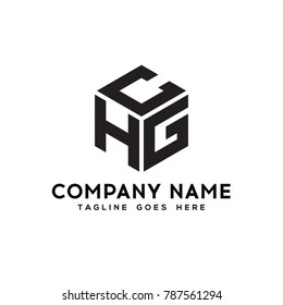 Initial logo template.hexagon concept.modern vector 