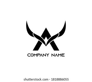 Initial A Logo Using For Company Or Business