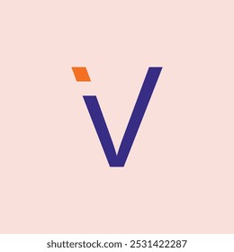 initial logo V | Letter V Logo Design Concept Alphabet Font. Vector Illustration.