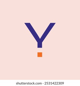 initial logo Y | Letter Y Logo Design Concept Alphabet Font. Vector Illustration.