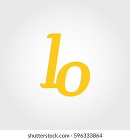 initial lowercase l and o yellow logo