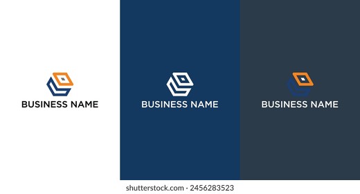 Initial lowercase letter lo logo design