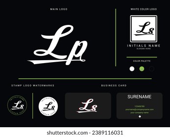 Initial LP Logo Image, Creative Lp pl Logo Letter Vector Icon For Your Finance or Business