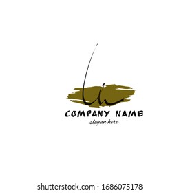 Vektorillustration des Logos für die erste Schrift Ls