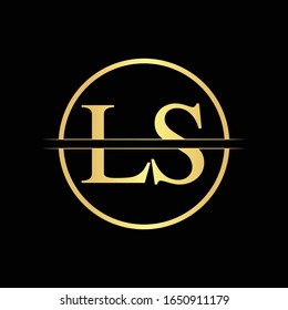 Initial LS letter Logo Design vector Template. Abstract Letter LS logo Design