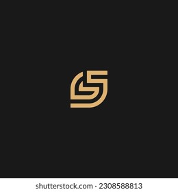 Initial LS letter Logo Design vector Template. Abstract Letter LS logo Design
