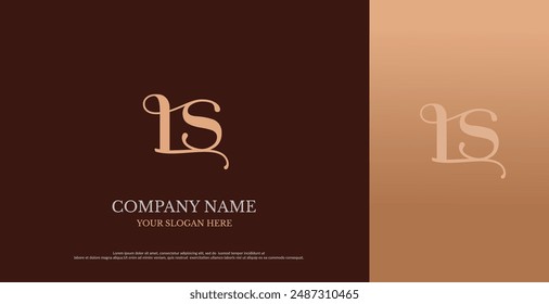 Initial LS Logo Design Vector 