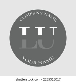 Initial LU letter logo typography elegant modern illustration monogram creative