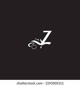 Initial Luxury logo Letter Z Branding Identity Corporate vector logo design floral template