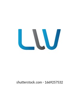 Initial LW letter Business Logo Design vector Template. Abstract Letter LW logo Design