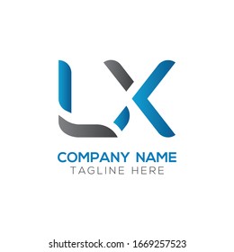 Initial LX letter Business Logo Design vector Template. Abstract Letter LX logo Design