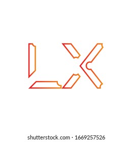 Initial LX letter Business Logo Design vector Template. Abstract Letter LX logo Design