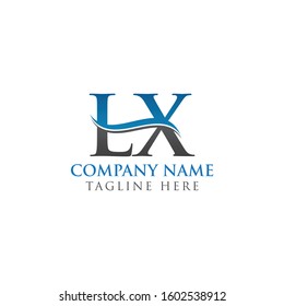 Initial LX letter Logo Design vector Template. Abstract Letter LX logo Design