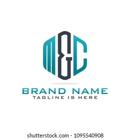 Initial M & C abstract logo template vector