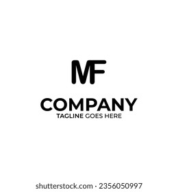 Diseño inicial de logotipo con letras M y F