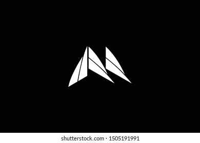 Initial M Letter Logo Design Vector Template. Monogram and Creative Alphabet MM Letters icon Illustration.