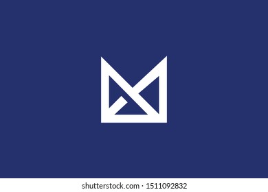 Initial M Letter Logo Design Vector Template. Monogram and Creative Alphabet MM Letters icon Illustration.