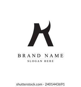 Logotipo inicial de la letra m, vector del logotipo m	
