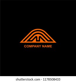 Initial M logo design inspiration