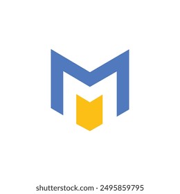 initial M logo Design for your business