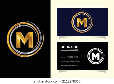 Alfabeto monograma M inicial en espiral. Diseño de logotipo de desbordamiento de espiral giratoria. emblema de letra