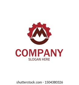 Initial M, O Logo monogram design template. Simple style modern logo.