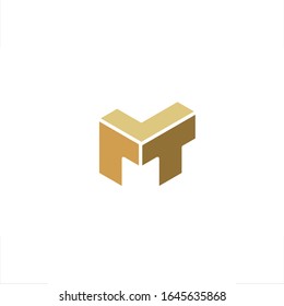 an initial of M T letter with check mark