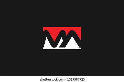 Initial MA Letter Logo Design