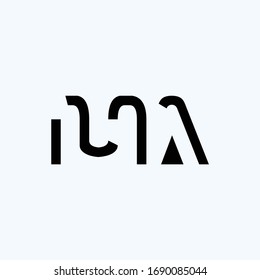 Vorlage für die Design-Vektorillustration für das Logo des ersten MA-Buchstabens. Abstrakter Buchstabe MA Logo-Design