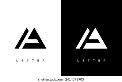Initial MA letter Logo Design vector Template. Abstract Letter MA logo Design