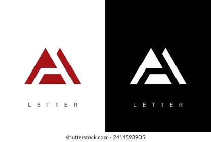 Initial MA letter Logo Design vector Template. Abstract Letter MA logo Design