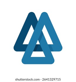 Initial MA Logo Design For Company Business