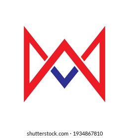 Initial MAAM minimalist modern logo identity vector