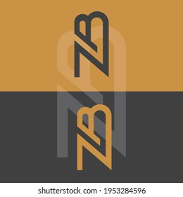 Initial MB Letter Logo Design Vector Template.