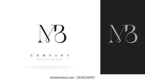 Initial MB Logo Design Vector 