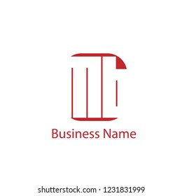 initial mb logo template