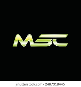 Inicial MBC Tecnología Geométrica Negocio Diseño Creativo Logo
