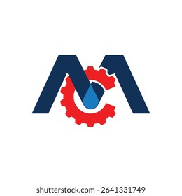 Initial MC Logo Design For Company Business