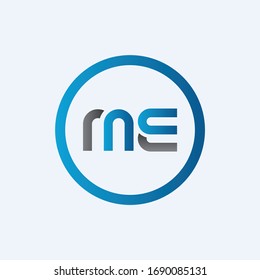 Initial ME letter Logo Design vector Template. Abstract Letter ME logo Design