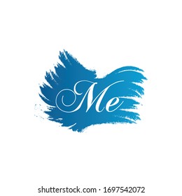 Initial ME letter Logo Design vector Template. Abstract Letter ME logo Design