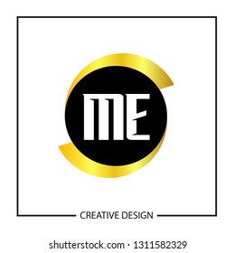 Initial ME Letter Logo Template Design
