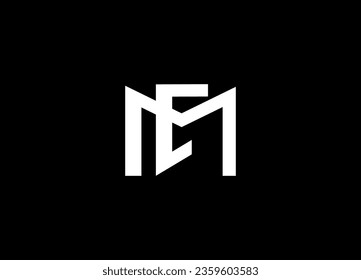 Ursprüngliches ME-minimalistisches modernes Logo-Design
