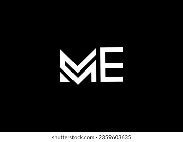 Ursprüngliches ME-minimalistisches modernes Logo-Design
