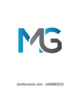 Initial MG letter Logo Design vector Template. Abstract Letter MG logo Design